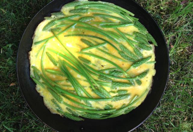 Omelettes aux asperges