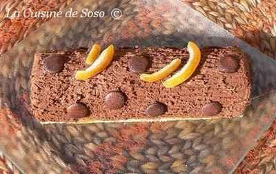 Bûche trés chocolatée à l'orange pour clore l'année