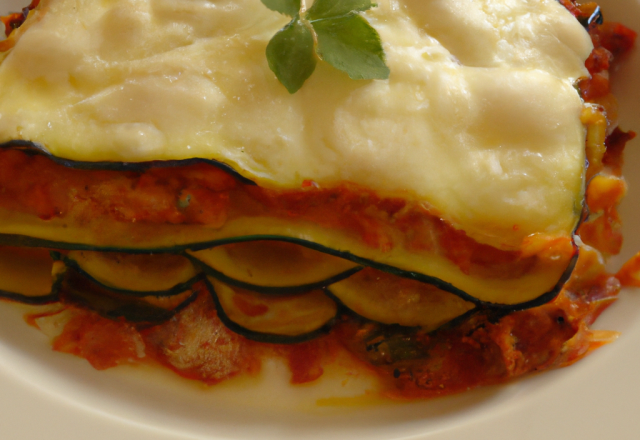 Lasagne de courgettes