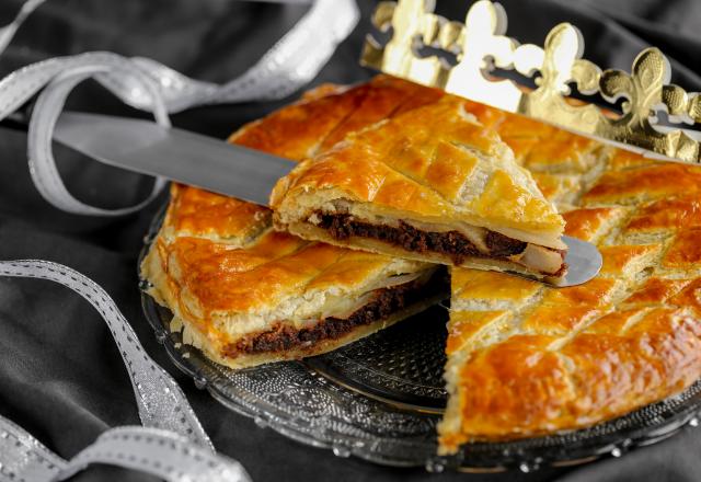 Galette des Rois au chocolat et à la poire