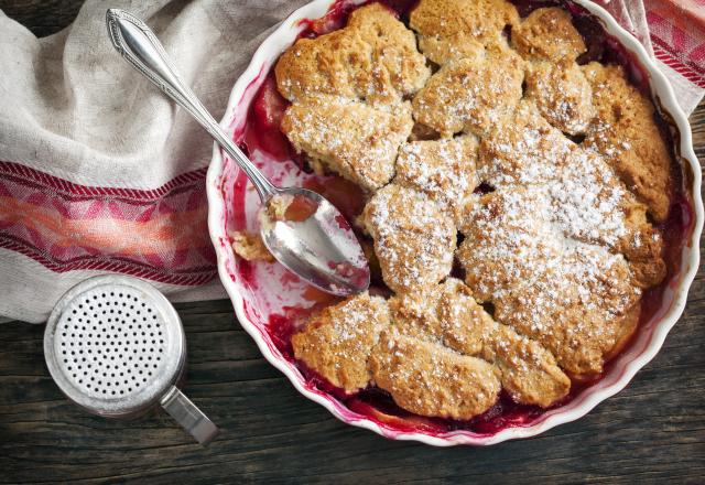 Cobbler aux prunes