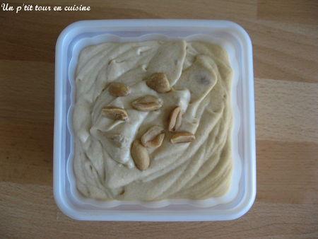 Glace au beurre de cacahuètes sans sorbetière