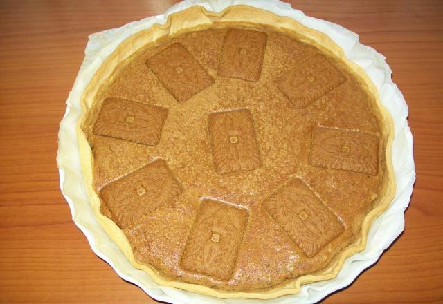 Tarte aux spéculoos