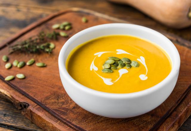 Soupe de butternut au Monsieur Cuisine