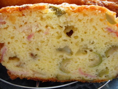 Cake jambon olives comté ultra moelleux