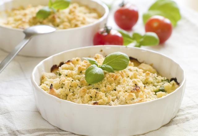 Crumble aux légumes d'été