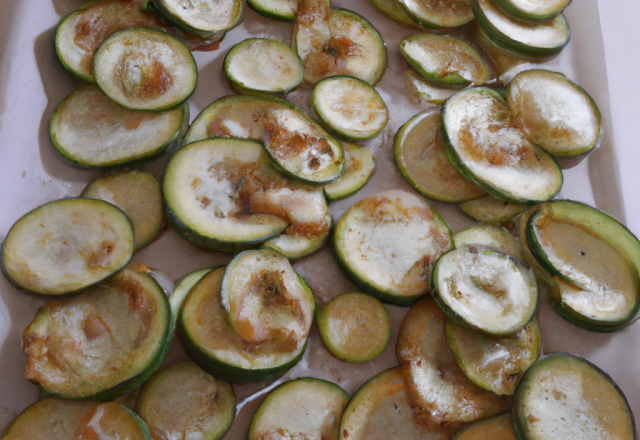 Courgettes relevées