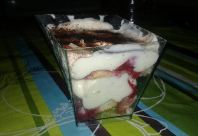 Tiramisu de framboise