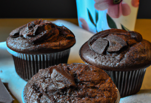 Cupcakes savoureux au chocolat