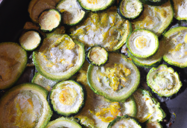 Courgettes crues