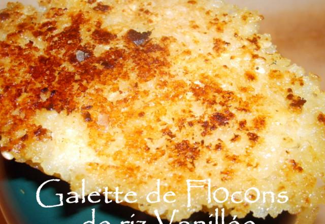 Galette de flocons de riz vanillée