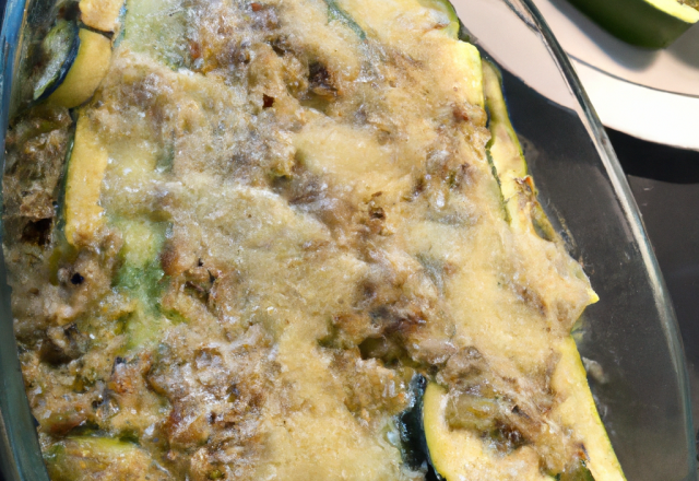 Crumble de courgettes à la féta