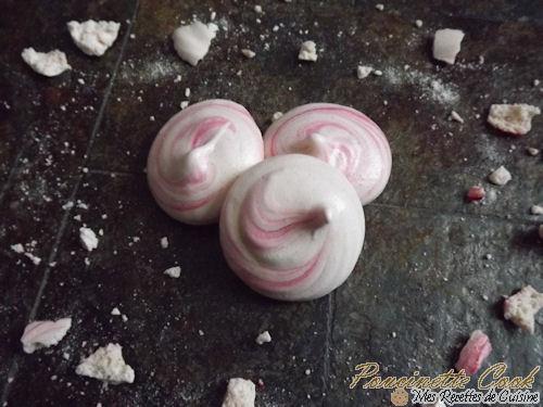 Meringues bicolores