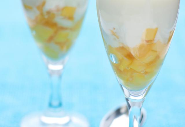 Mousse onctueuse de mangue