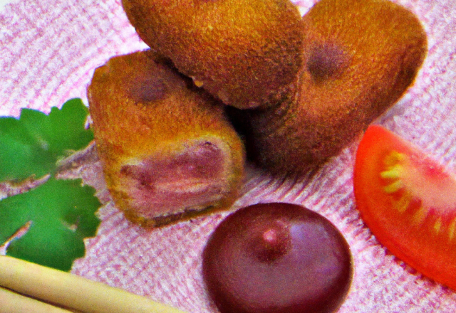 Croquettes de Ratte du Touquet, jambon à l'os et pulpe Tomato Ketchup