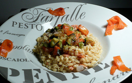 Risotto de coquillettes à la truite fumée