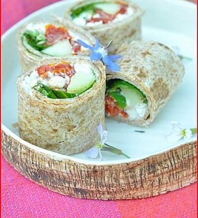 Maki wraps au cottage cheese