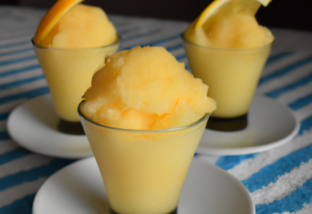 Sorbet aux coings au thermomix