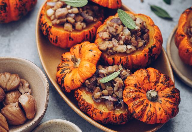 Comment faire des mini citrouilles farcies aux châtaignes, la recette automnale qui va mettre tout le monde d'accord ?