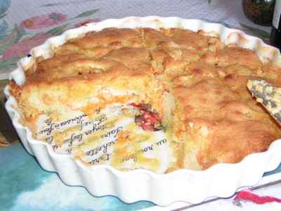 Gâteau aux abricots et à la poudre d'amandes