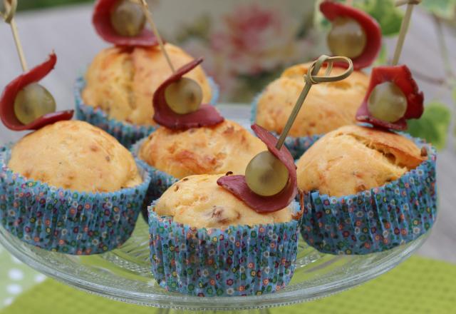 Cupcakes Tabasco®, magrets de canard & tomates confites