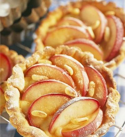 Tarte aux pêches à l'amaretto