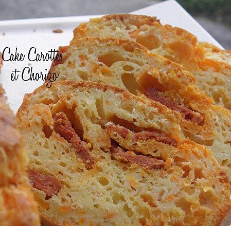 Cake carottes et chorizo