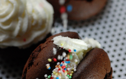 Whoopies chocolat et crème