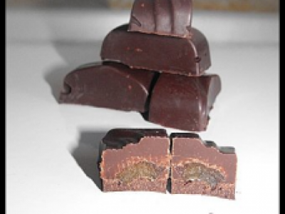 Chocolats noir aux dattes