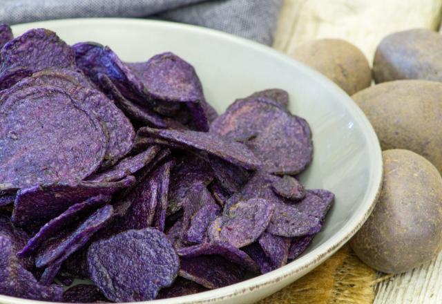 Osez les chips de patate violette !