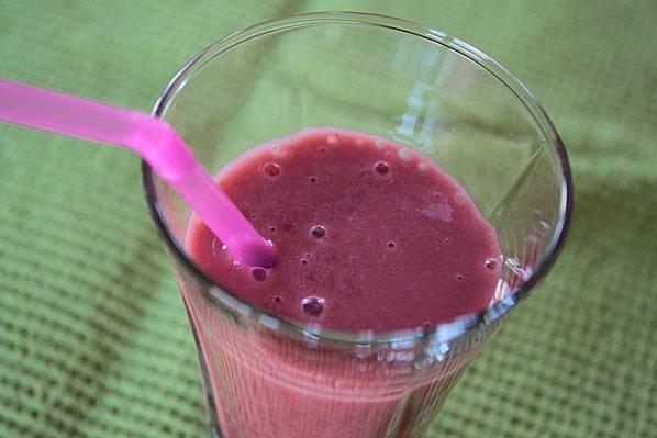 Smoothie fraises banane