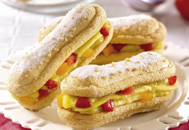 L'éclair aux fruits frais