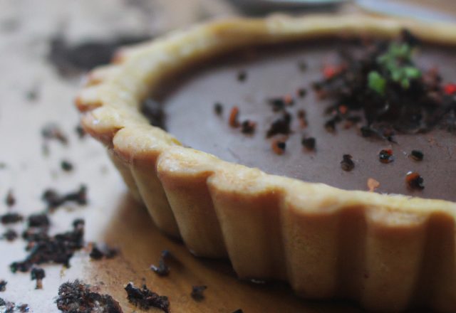 Tartelette chocolat au poivre de Java