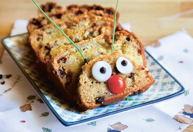 Cake chenille à la tomate séchée