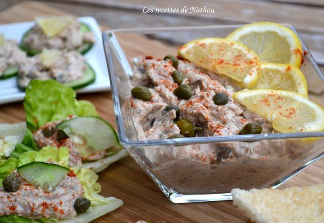 Rillettes de sardines au citron et fromage frais