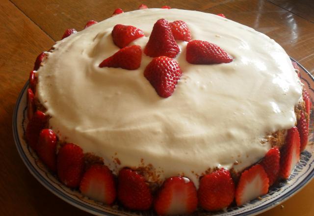 Fraisier façon tiramisu maison