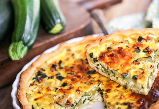 “A régalé petits et grands !” : testez cette recette de quiche aux courgettes et lardons que les lecteurs de 750g ont adoré