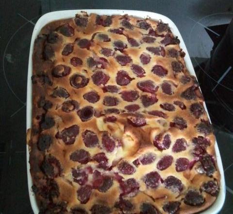 Clafoutis à la framboise