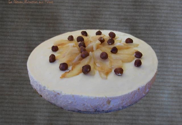 Gâteau noisette aux poires