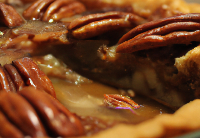 Pecan Pie à la vanille