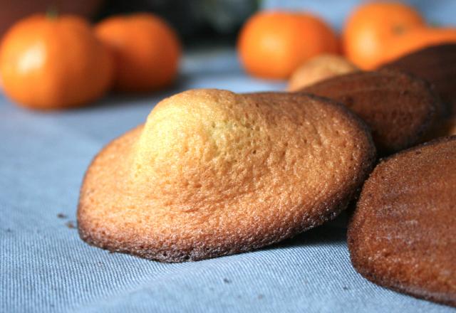 Madeleines à la mandarine de Calabre