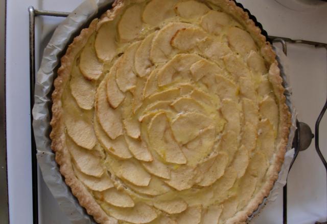 Tarte aux pommes dernière minute