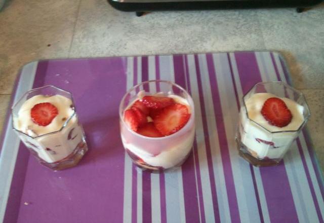 Le tiramisu version estivale avec des fraises