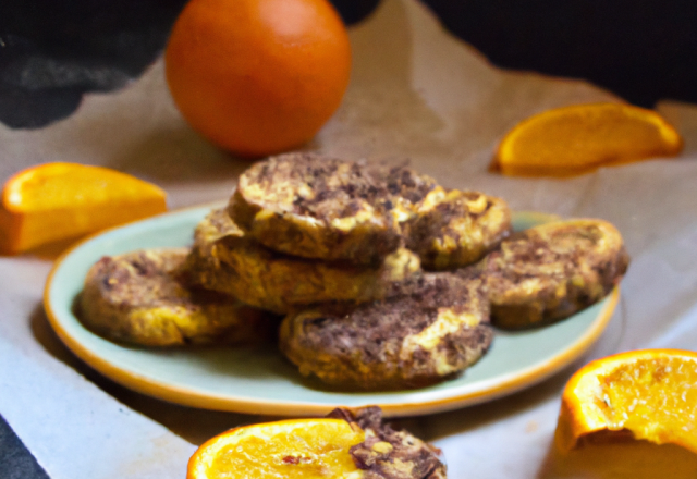 Cookies aux pépites de chocolat, à l'orange et au millet