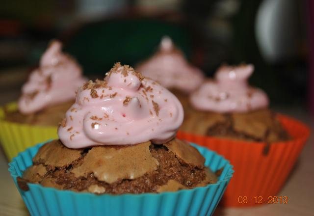 Cupcakes chocolat Toblerone maison