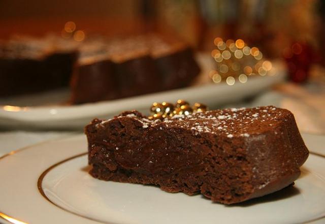 Fondant chocolat, crème de marron