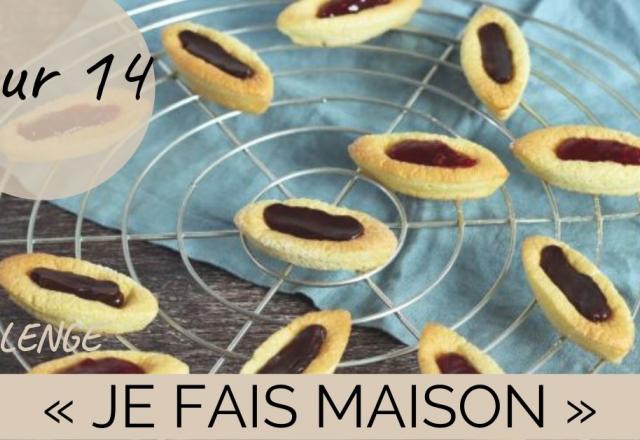 Challenge "Je fais maison" Jour 14 : des barquettes au chocolat (ou à la confiture)