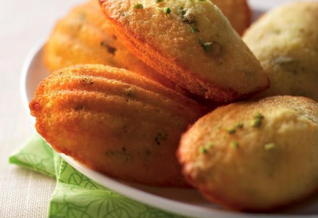 Madeleines à la pistache