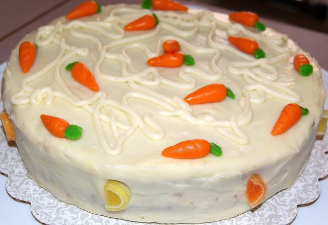 Carrot cake - Gâteau fondant et moelleux aux carottes