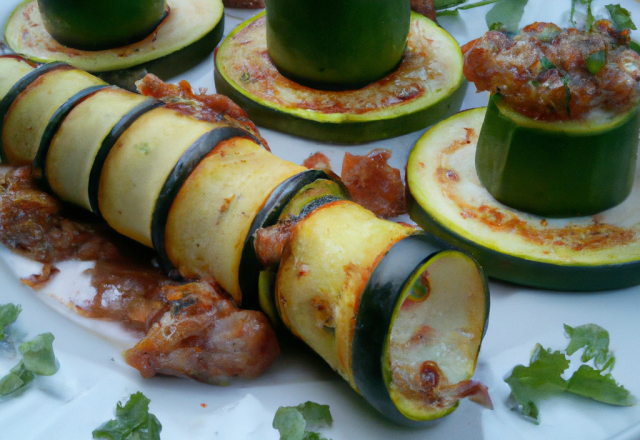 Courgettes farcies du Chef